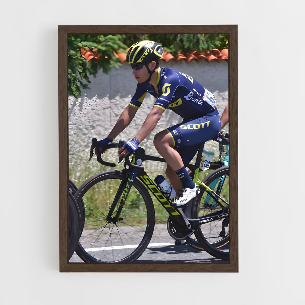 Poster Criterium dauphine coureur – affiche Cyclisme (vue 5)
